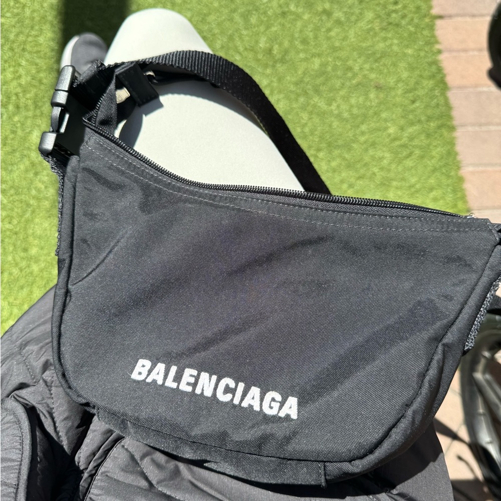 balenciaga wheel small sling bag
